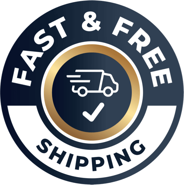 Free US shipping seal for Prostate Max 4- and 8-bottle orders